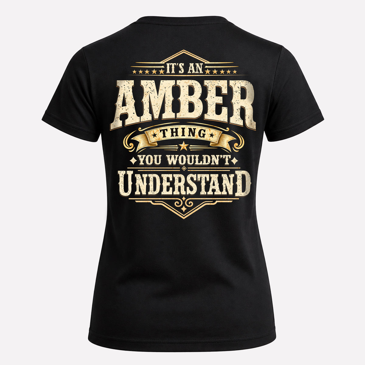 AMBER HH-F003–Personalized Name Quote Apparel “It’s an NAME Thing You Wouldn’t Understand”