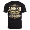 AMBER HH-F003–Personalized Name Quote Apparel “It’s an NAME Thing You Wouldn’t Understand”