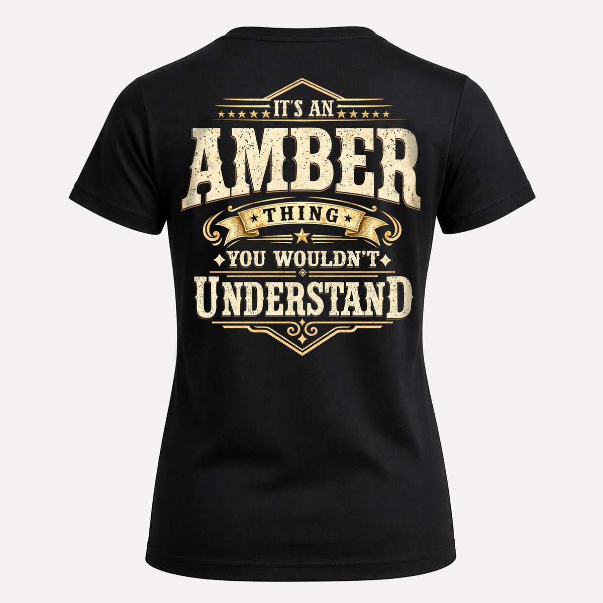 AMBER HH-F003–Personalized Name Quote Apparel “It’s an NAME Thing You Wouldn’t Understand”