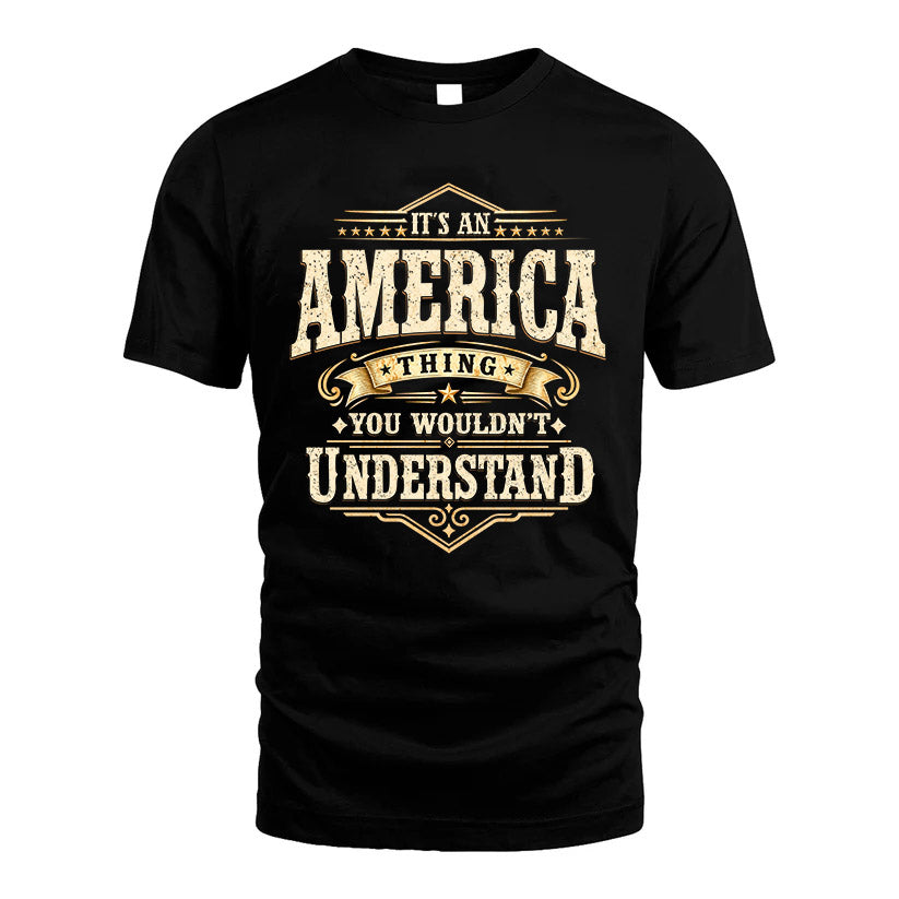 AMERICA HH-F009–Personalized Name Quote Apparel “It’s an NAME Thing You Wouldn’t Understand”