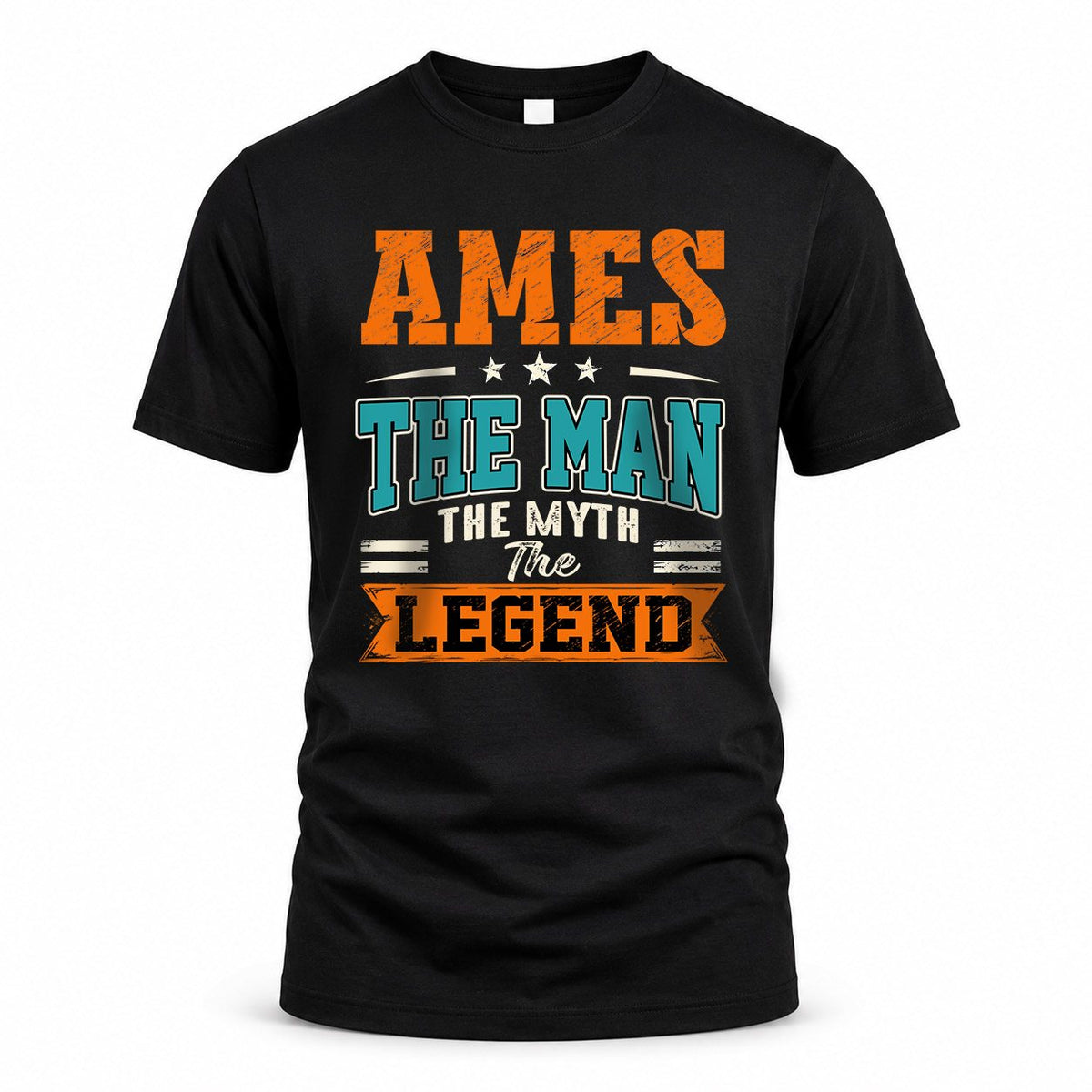 AMES HH F007 The Man The Myth The Legend Personalized Shirt – Gift for Men