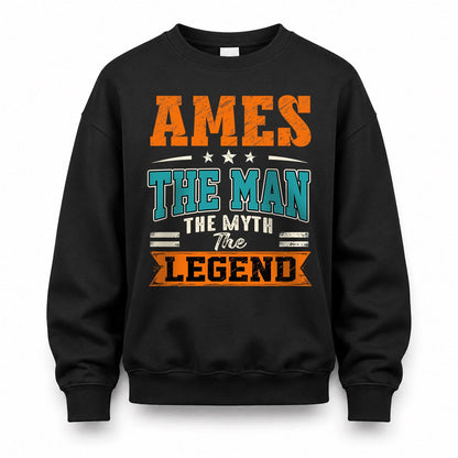AMES HH F007 The Man The Myth The Legend Personalized Shirt – Gift for Men