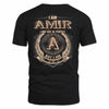 AMIR 2K-101–Personalized Name Quote Apparel “I Am NAME May Not Be Perfect But I Am Limited Edition”