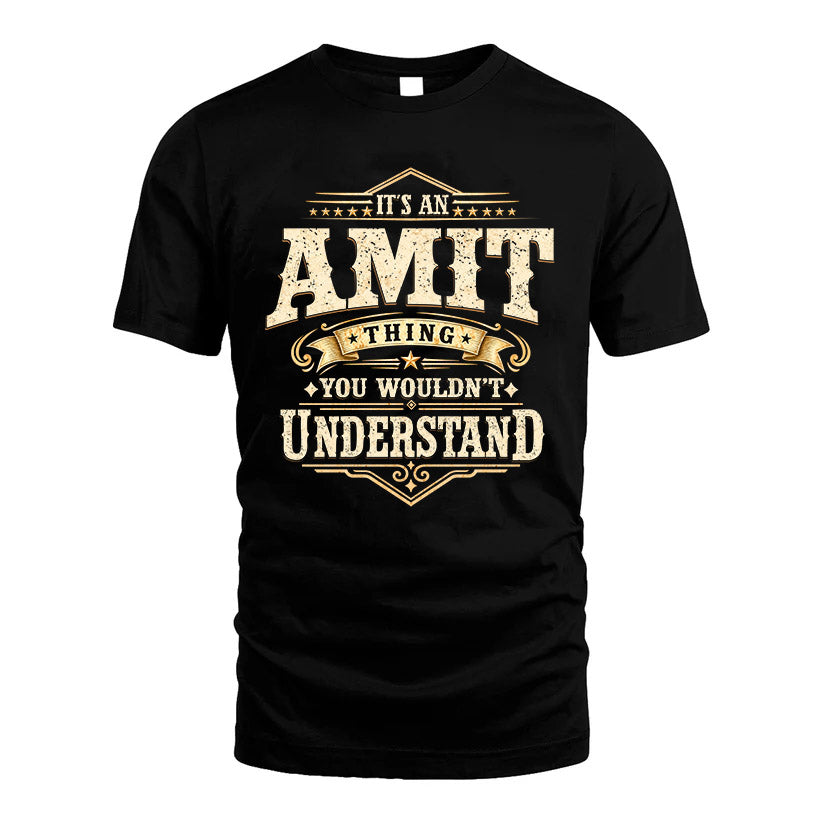 AMIT HH-F009–Personalized Name Quote Apparel “It’s an NAME Thing You Wouldn’t Understand”
