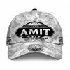 AMIT TC01 HH79 Team Your Name Hat, Personalized Camo Baseball Cap, Custom Family Gift, Gift for Him Her