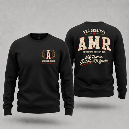 AMR W65-F6-168 – Personalized Original Issue Apparel “The Original NAME Certified One-of-One"