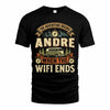 ANDRE TT898-K6-229 – Personalized Funny Camping Quote Apparel “The Adventure Begins When The WiFi Ends”
