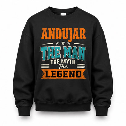ANDUJAR HH F007 The Man The Myth The Legend Personalized Shirt – Gift for Men