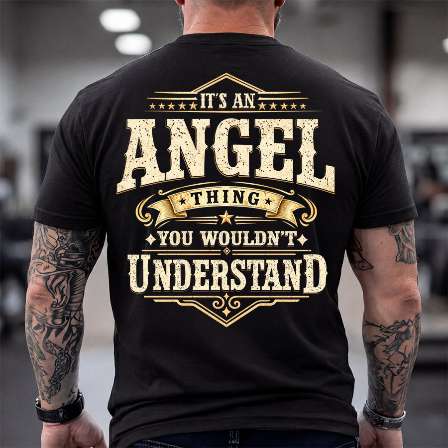 ANGEL HH-F003–Personalized Name Quote Apparel “It’s an NAME Thing You Wouldn’t Understand”