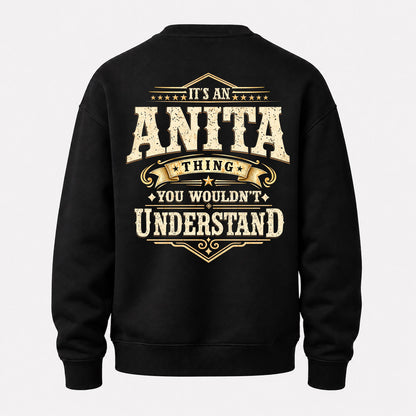 ANITA HH-F003–Personalized Name Quote Apparel “It’s an NAME Thing You Wouldn’t Understand”