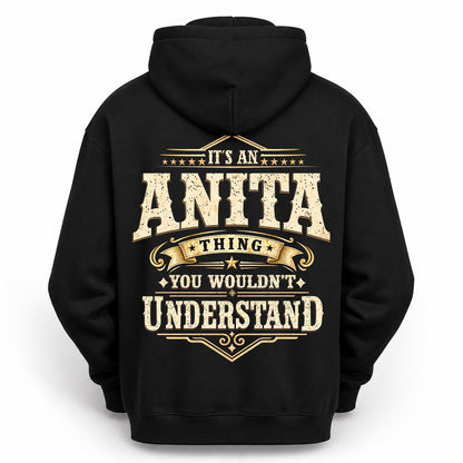 ANITA HH-F003–Personalized Name Quote Apparel “It’s an NAME Thing You Wouldn’t Understand”
