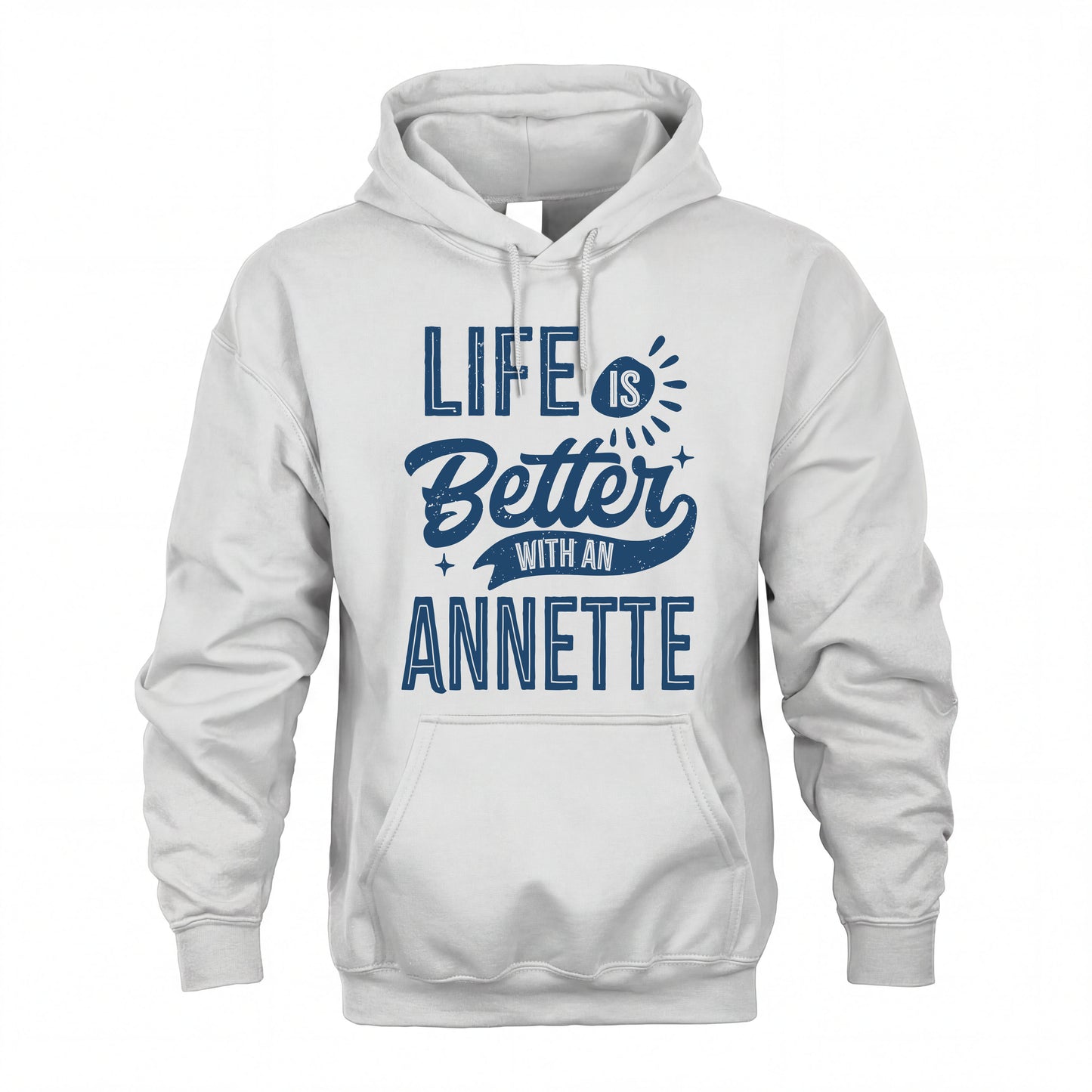 ANNETTE HH88-K2–Personalized Name Quote T-Shirt Life Is Better With Unisex Gift