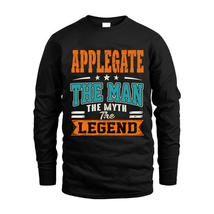 APPLEGATE HH F007 The Man The Myth The Legend Personalized Shirt – Gift for Men