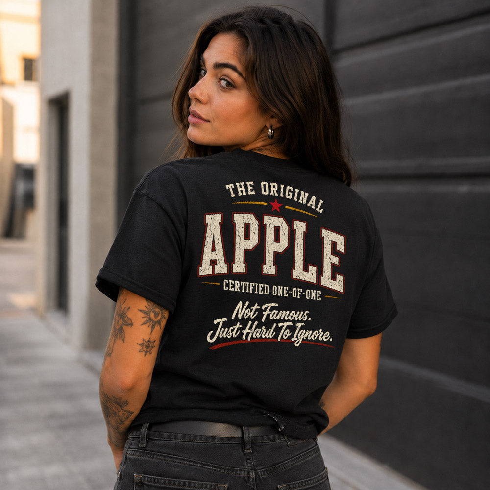APPLE W65-F6-168 – Personalized Original Issue Apparel “The Original NAME Certified One-of-One"