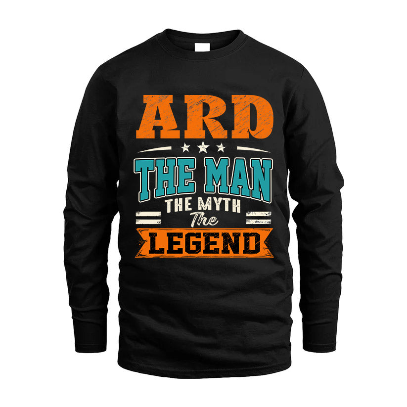 ARD HH F007 The Man The Myth The Legend Personalized Shirt – Gift for Men