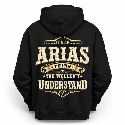 ARIAS HH-F003–Personalized Name Quote Apparel “It’s an NAME Thing You Wouldn’t Understand”