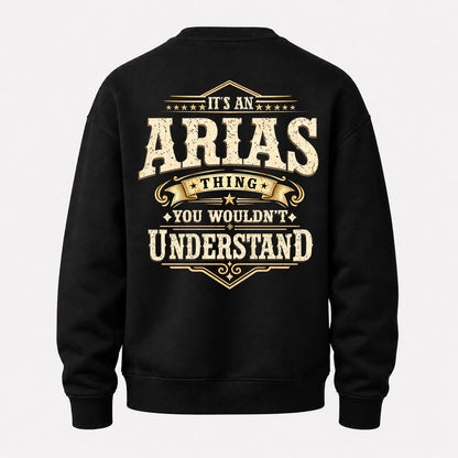 ARIAS HH-F003–Personalized Name Quote Apparel “It’s an NAME Thing You Wouldn’t Understand”