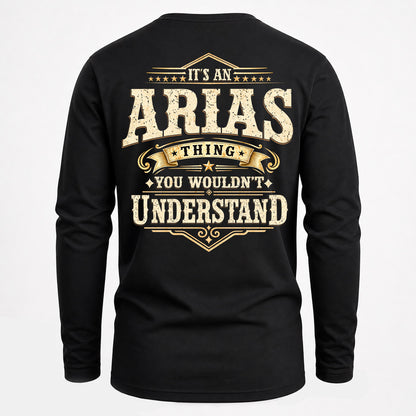 ARIAS HH-F003–Personalized Name Quote Apparel “It’s an NAME Thing You Wouldn’t Understand”