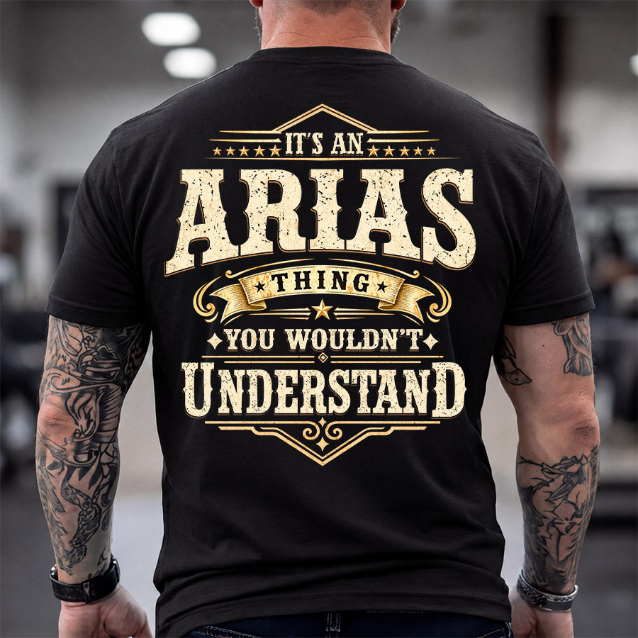 ARIAS HH-F003–Personalized Name Quote Apparel “It’s an NAME Thing You Wouldn’t Understand”