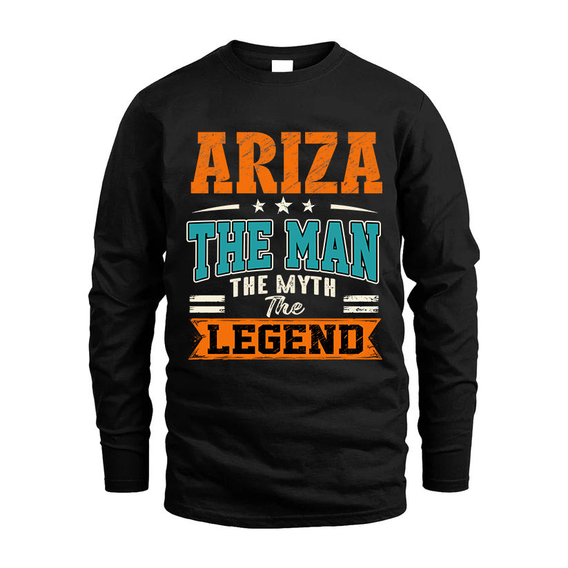 ARIZA HH F007 The Man The Myth The Legend Personalized Shirt – Gift for Men