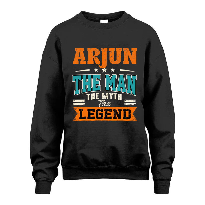 ARJUN HH F007 The Man The Myth The Legend Personalized Shirt – Gift for Men