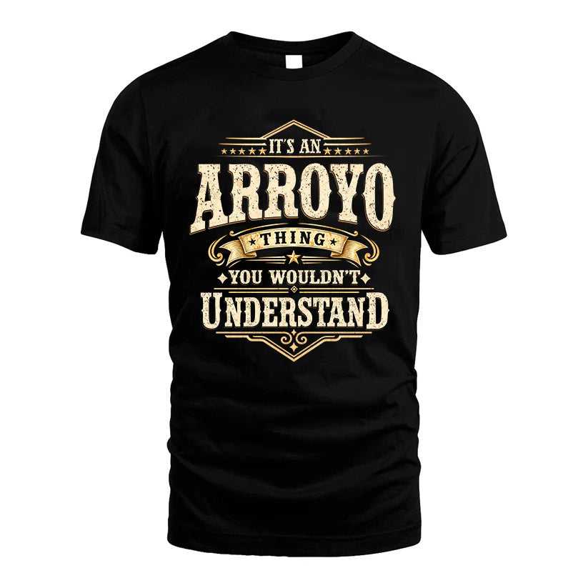 ARROYO HH-F009–Personalized Name Quote Apparel “It’s an NAME Thing You Wouldn’t Understand”
