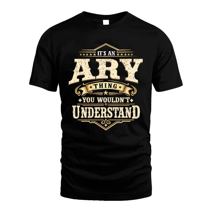 ARY HH-F009–Personalized Name Quote Apparel “It’s an NAME Thing You Wouldn’t Understand”