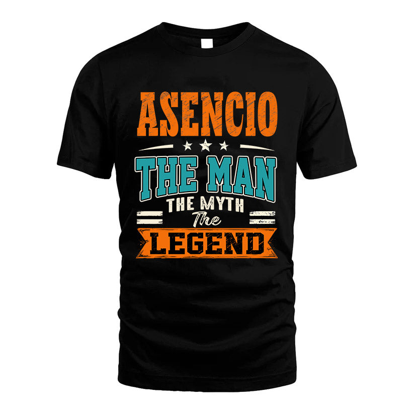 ASENCIO HH F007 The Man The Myth The Legend Personalized Shirt – Gift for Men
