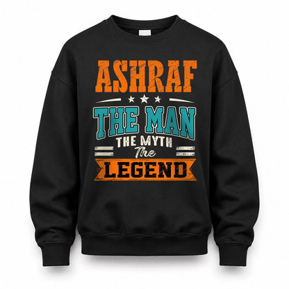 ASHRAF HH F007 The Man The Myth The Legend Personalized Shirt – Gift for Men