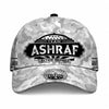 ASHRAF TC01 HH79 Team Your Name Hat, Personalized Camo Baseball Cap, Custom Family Gift, Gift for Him Her