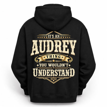 AUDREY HH-F003–Personalized Name Quote Apparel “It’s an NAME Thing You Wouldn’t Understand”