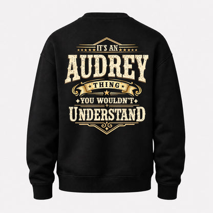 AUDREY HH-F003–Personalized Name Quote Apparel “It’s an NAME Thing You Wouldn’t Understand”