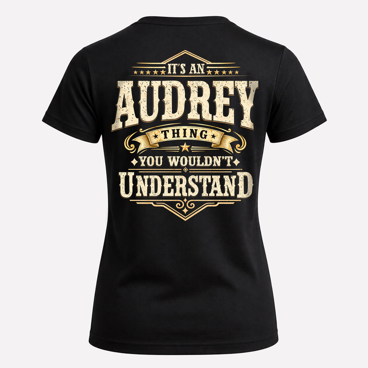 AUDREY HH-F003–Personalized Name Quote Apparel “It’s an NAME Thing You Wouldn’t Understand”