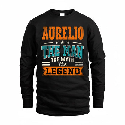 AURELIO HH F007 The Man The Myth The Legend Personalized Shirt – Gift for Men