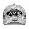 AVE TC01 HH79 Team Your Name Hat, Personalized Camo Baseball Cap, Custom Family Gift, Gift for Him Her