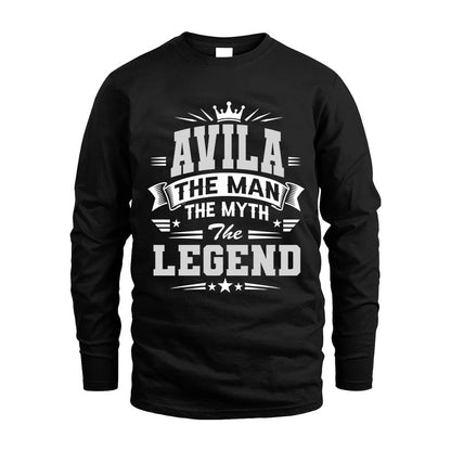 AVILA HH F004 The Man The Myth The Legend Personalized Shirt – Gift for Men