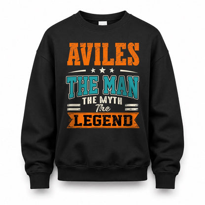 AVILES HH F007 The Man The Myth The Legend Personalized Shirt – Gift for Men