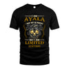 I Am Ayala, I May Not Be Perfect, But I Am Limited Edition – Personalized Skull T-Shirt