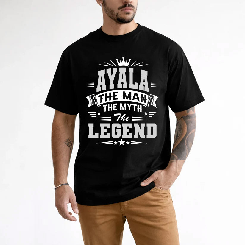 AYALA HH F004 The Man The Myth The Legend Personalized Shirt – Gift for Men