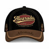 ALVARADO  TC06 HH79 Personalized Distressed Baseball Cap, Custom Retro Trucker Hat, Statement Dad Cap