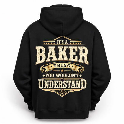 BAKER HH-F003–Personalized Name Quote Apparel “It’s an NAME Thing You Wouldn’t Understand”
