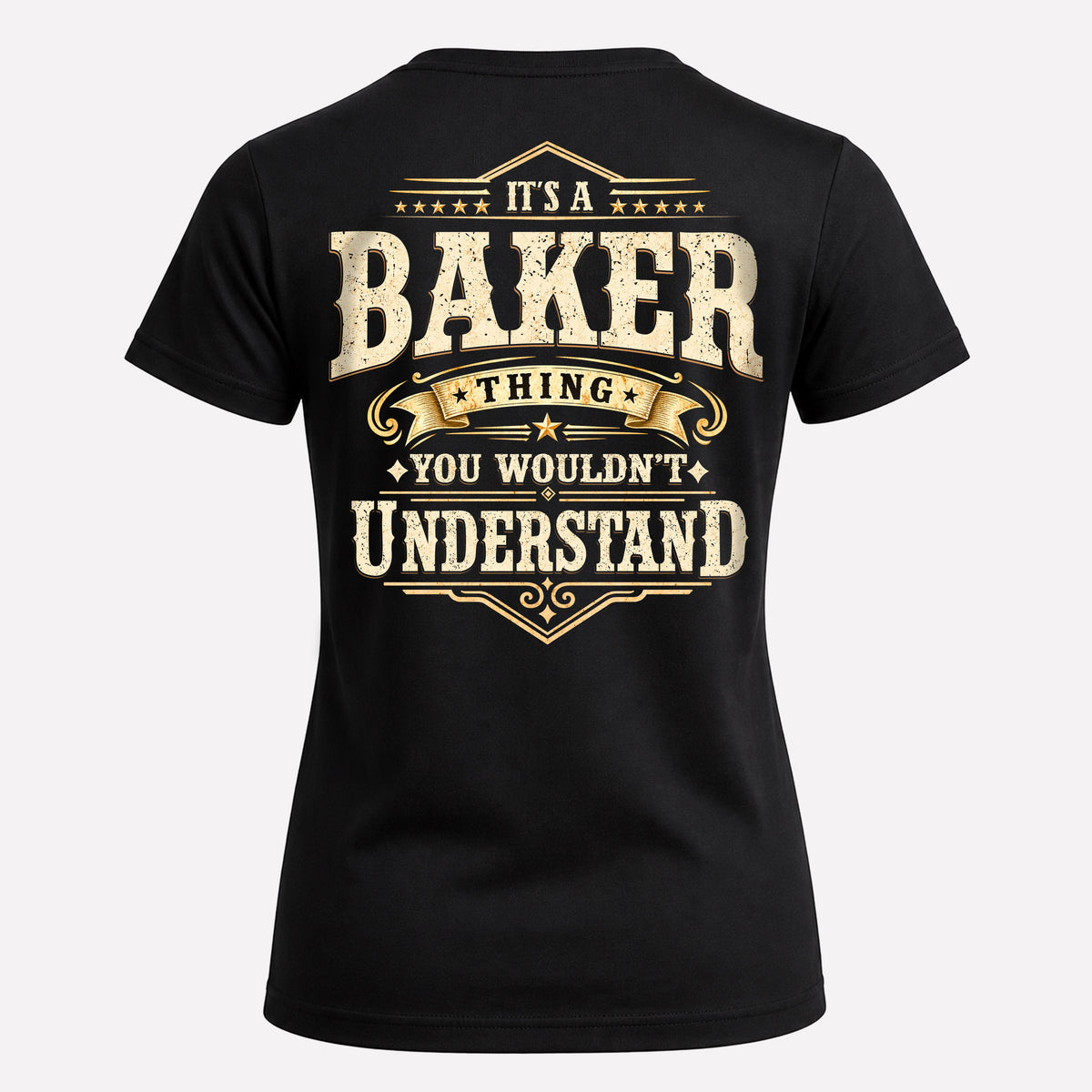 BAKER HH-F003–Personalized Name Quote Apparel “It’s an NAME Thing You Wouldn’t Understand”