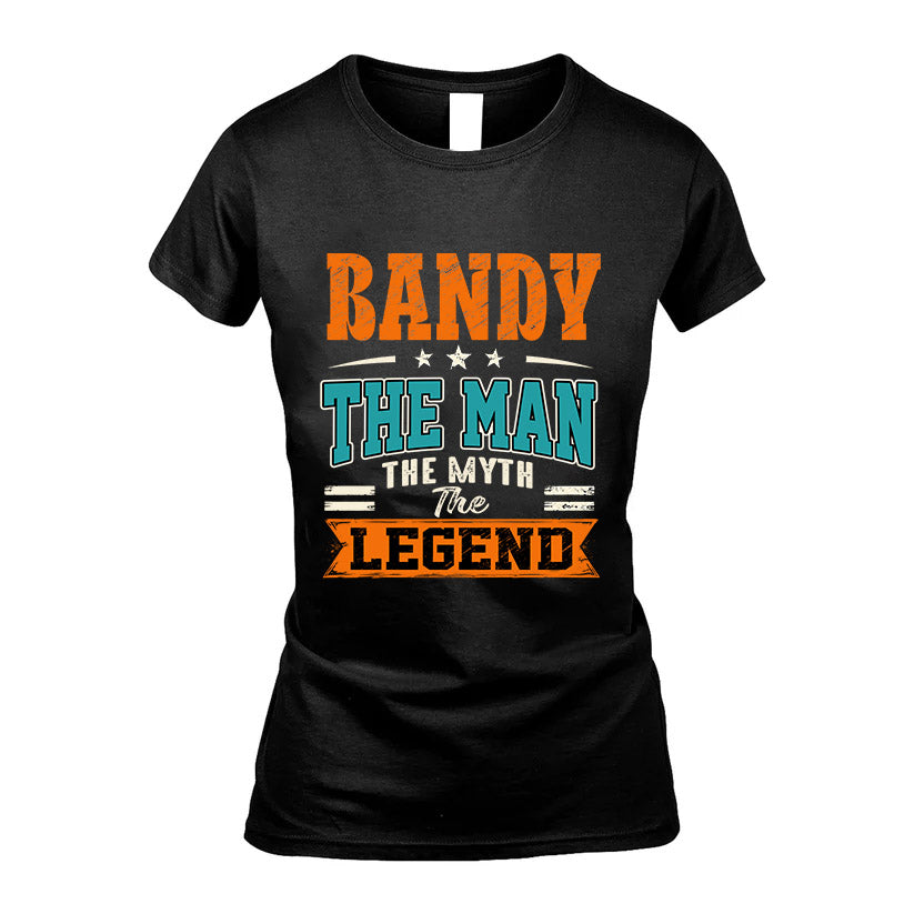 BANDY HH F007 The Man The Myth The Legend Personalized Shirt – Gift for Men