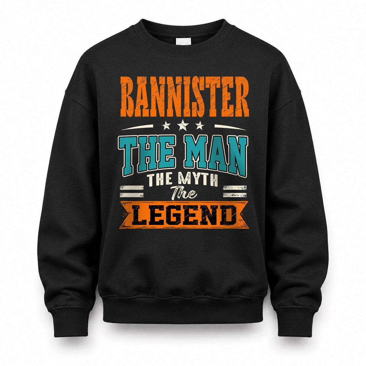 BANNISTER HH F007 The Man The Myth The Legend Personalized Shirt – Gift for Men