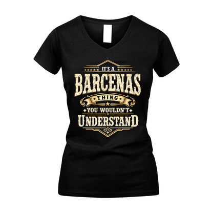 BARCENAS HH-F009–Personalized Name Quote Apparel “It’s an NAME Thing You Wouldn’t Understand”