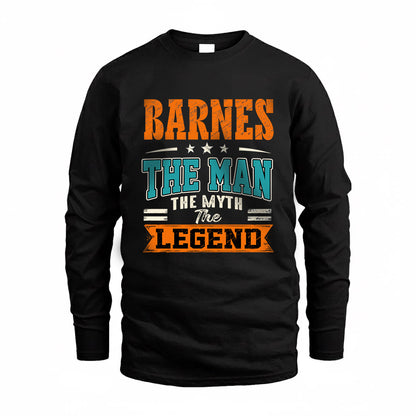 BARNES HH F007 The Man The Myth The Legend Personalized Shirt – Gift for Men