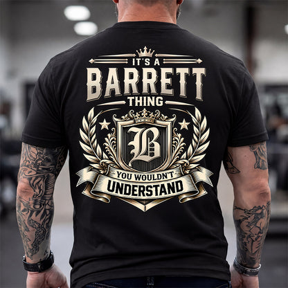 BARRETT HH-F006 Thing Personalized Name T Shirt – You Wouldn’t Understand