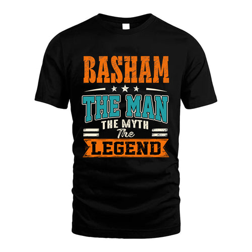 BASHAM HH F007 The Man The Myth The Legend Personalized Shirt – Gift for Men