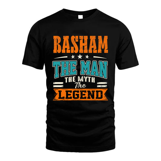 BASHAM HH F007 The Man The Myth The Legend Personalized Shirt – Gift for Men
