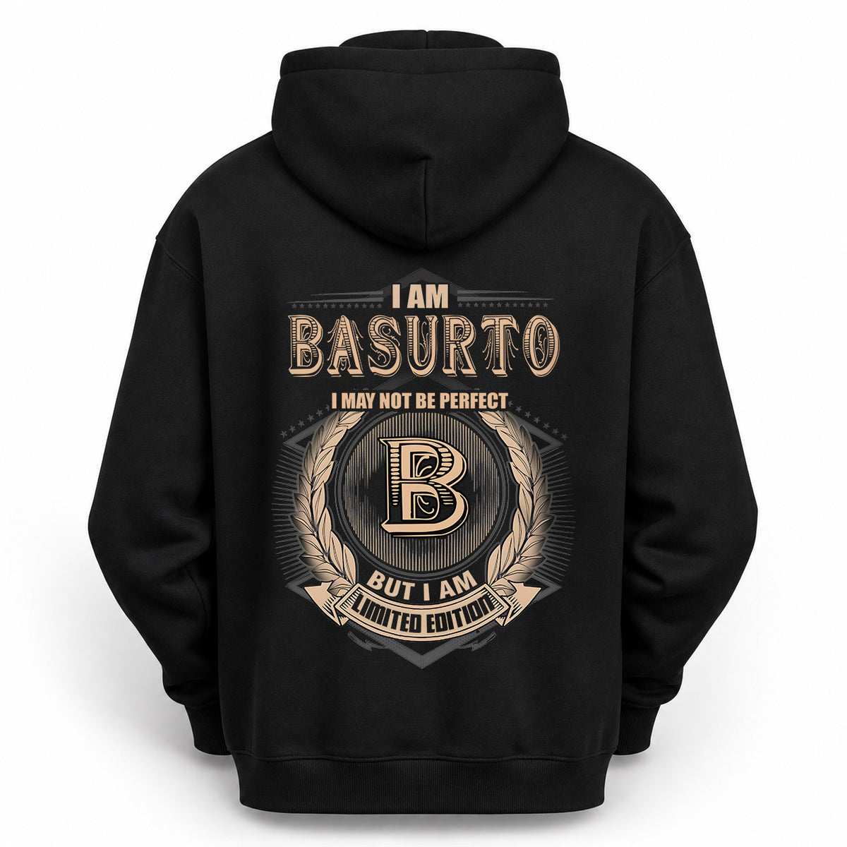 BASURTO 2K-101–Personalized Name Quote Apparel “I Am NAME May Not Be Perfect But I Am Limited Edition”